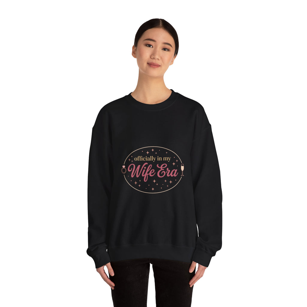 Wife Era Sweatshirt | Engaged Bride Era Script, Bridal Party Sweatshirt