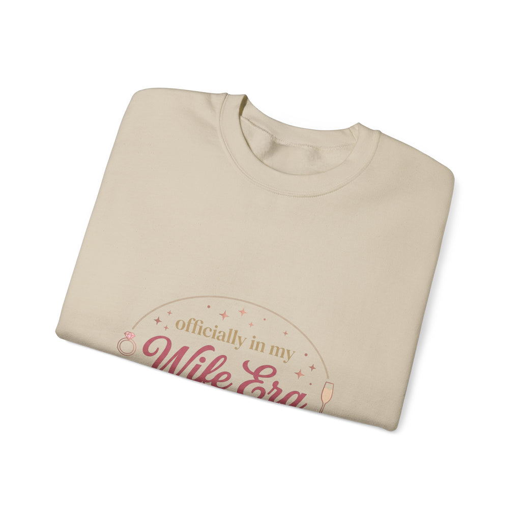 Wife Era Sweatshirt | Engaged Bride Era Script, Bridal Party Sweatshirt