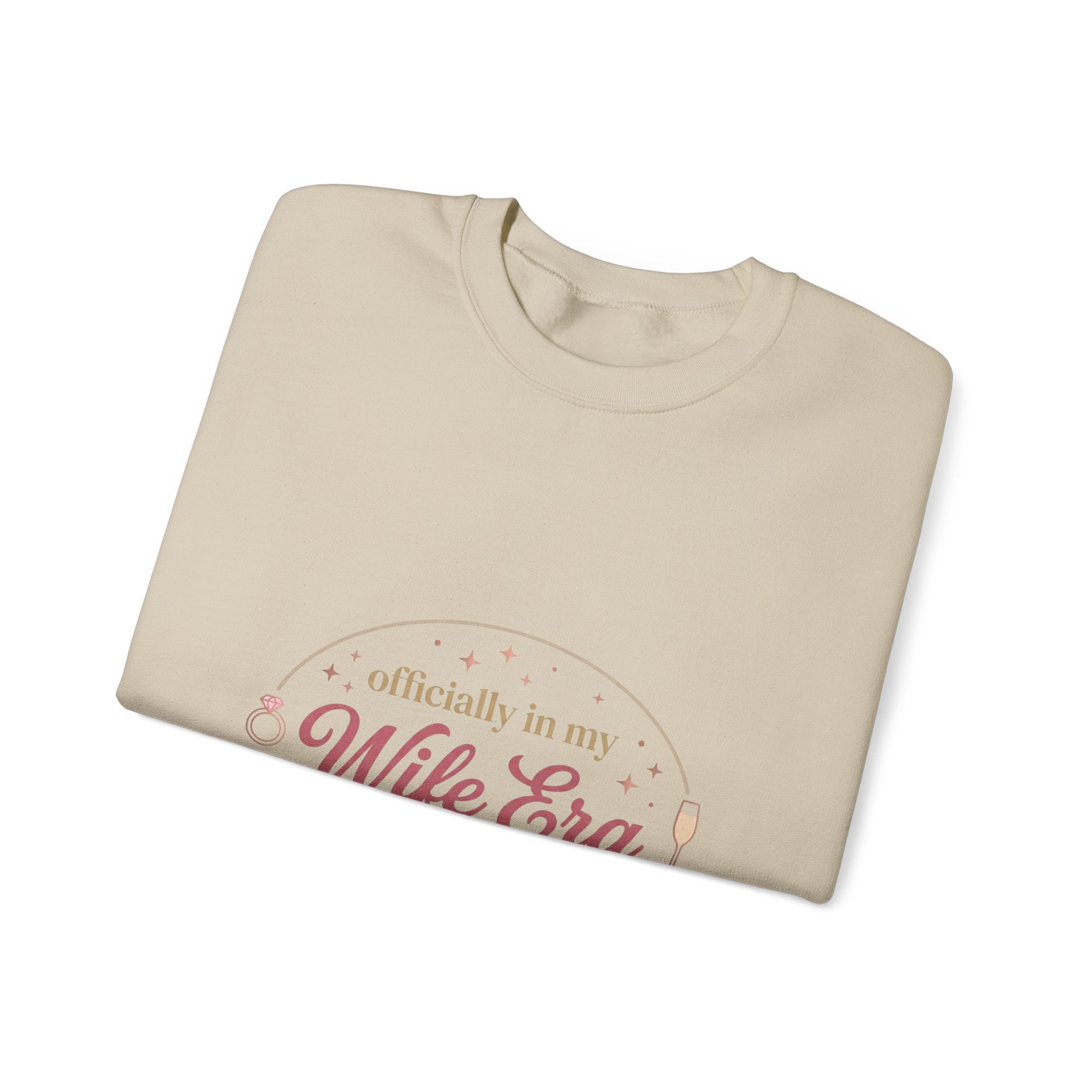 Wife Era Sweatshirt | Engaged Bride Era Script, Bridal Party Sweatshirt