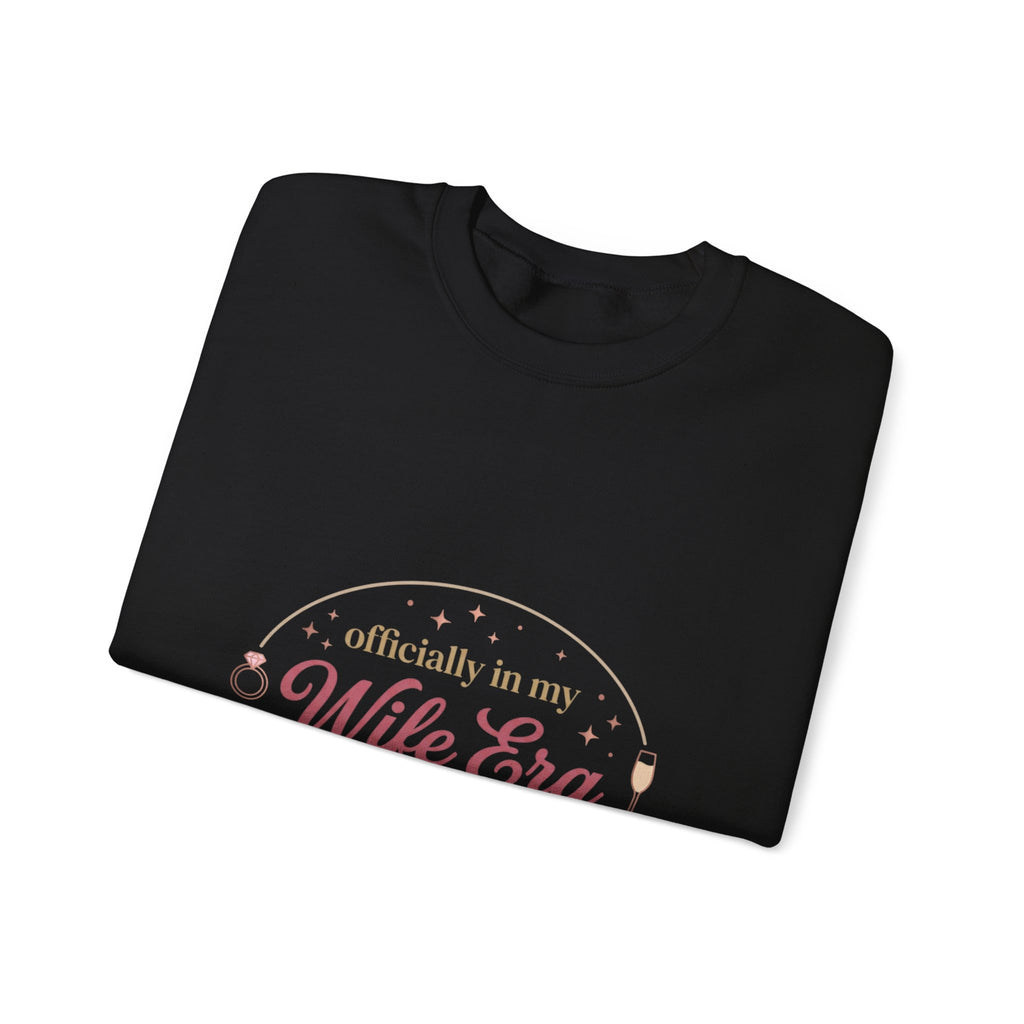 Wife Era Sweatshirt | Engaged Bride Era Script, Bridal Party Sweatshirt