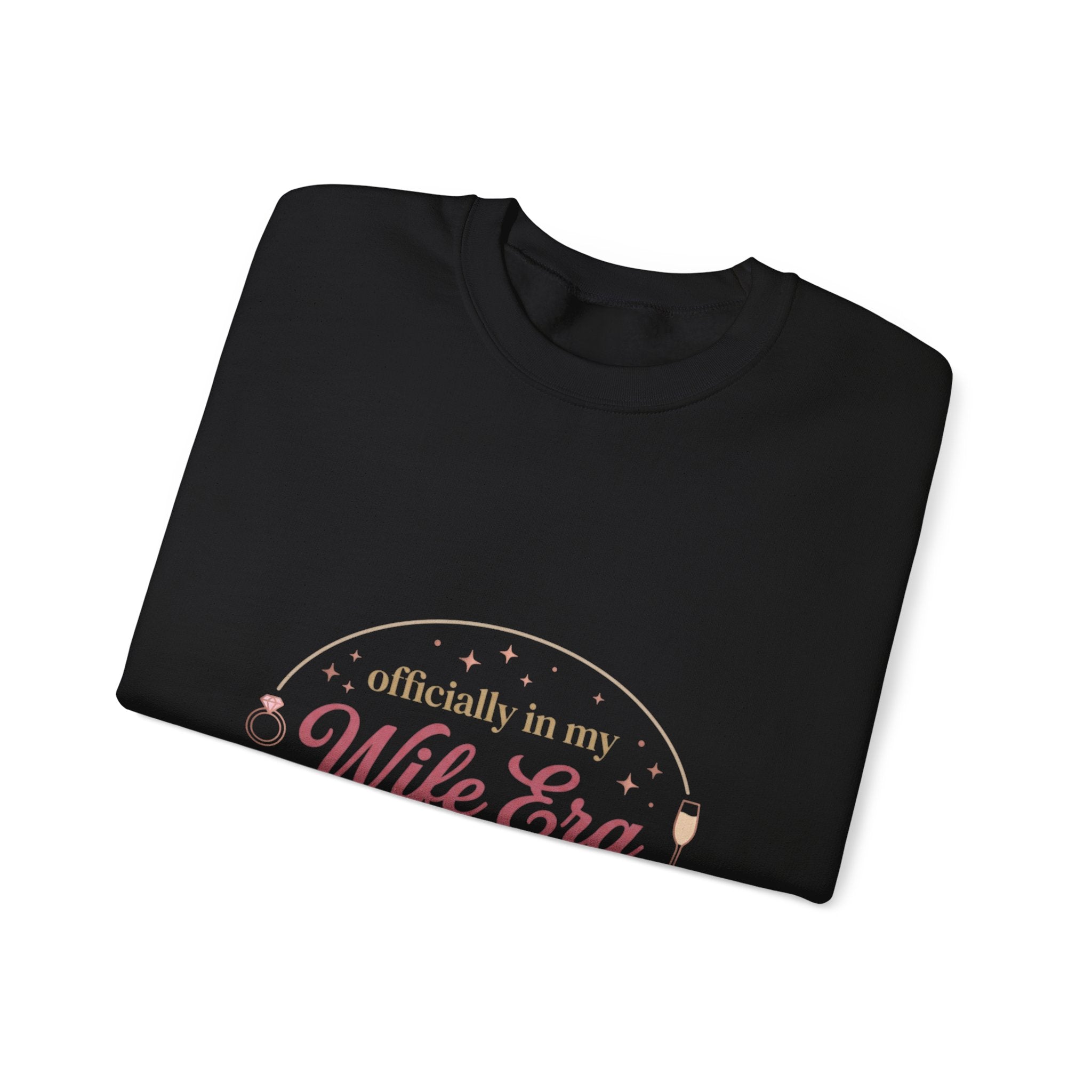 Wife Era Sweatshirt | Engaged Bride Era Script, Bridal Party Sweatshirt