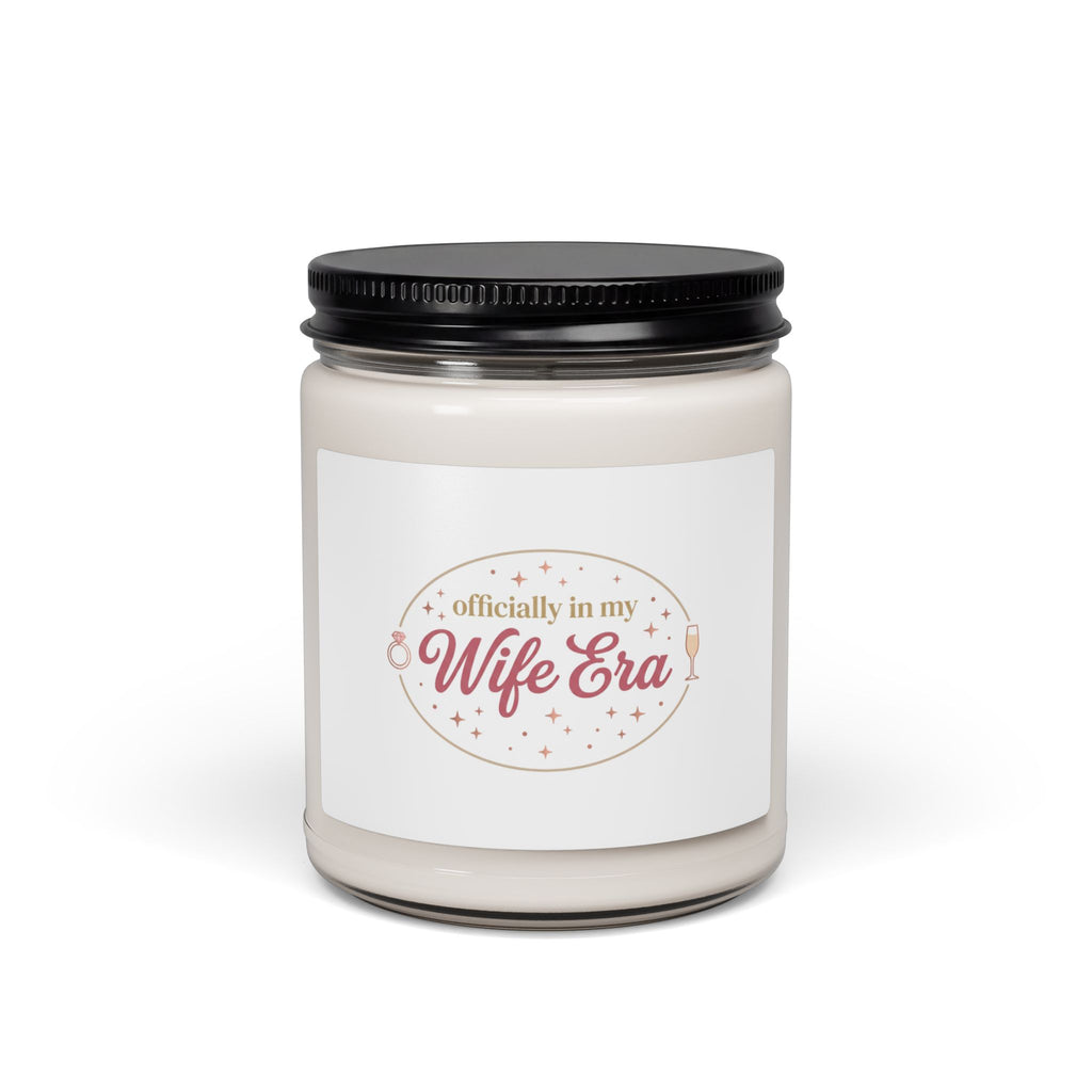 Wife Era Candle, Scented Soy Jar | engaged bride era, bridal party keepsake