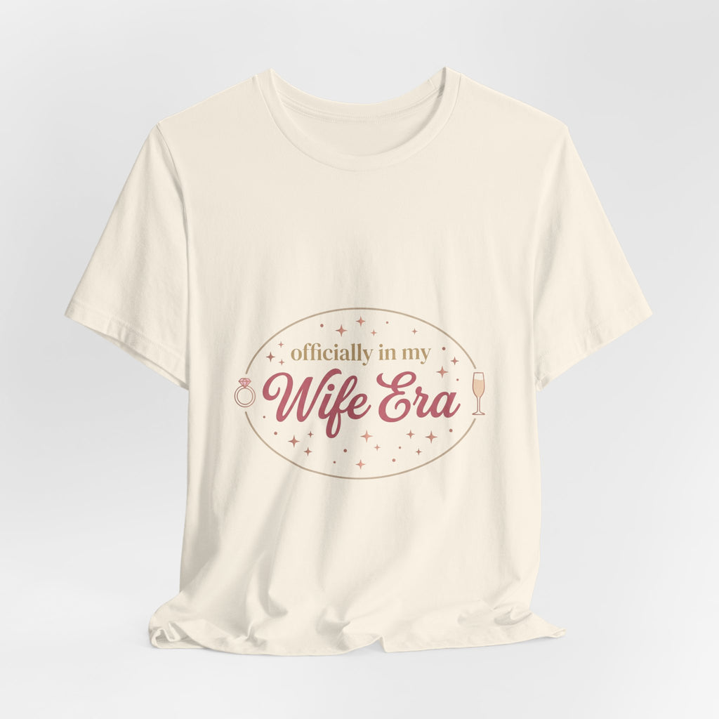 Wife Era Tee | Engaged Bride Era Script, Bridal Party Bachelorette Top