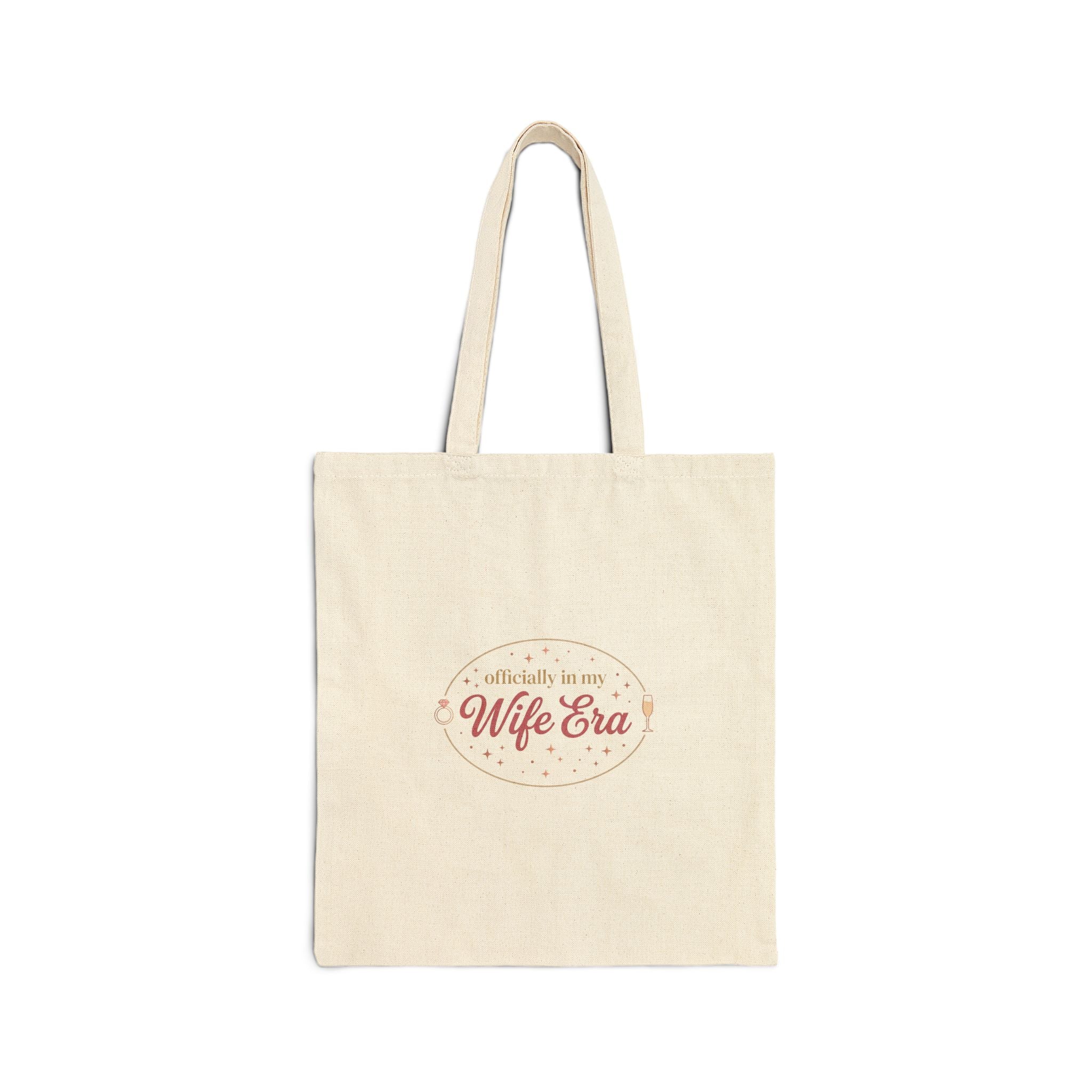 Wife Era Tote | Bride Era, Engaged Script Canvas