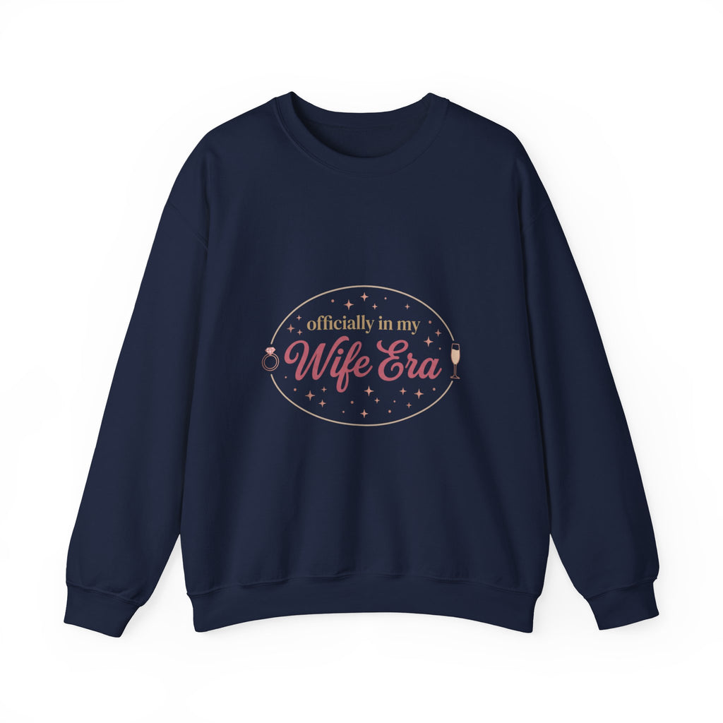 Wife Era Sweatshirt | Engaged Bride Era Script, Bridal Party Sweatshirt