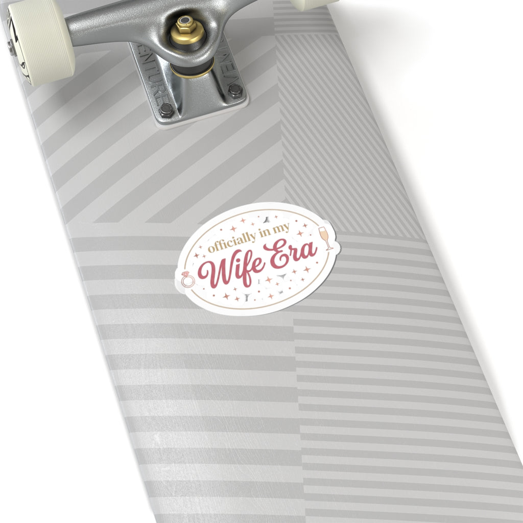 Wife Era Kiss-Cut Stickers | engaged bride era, wifey decal