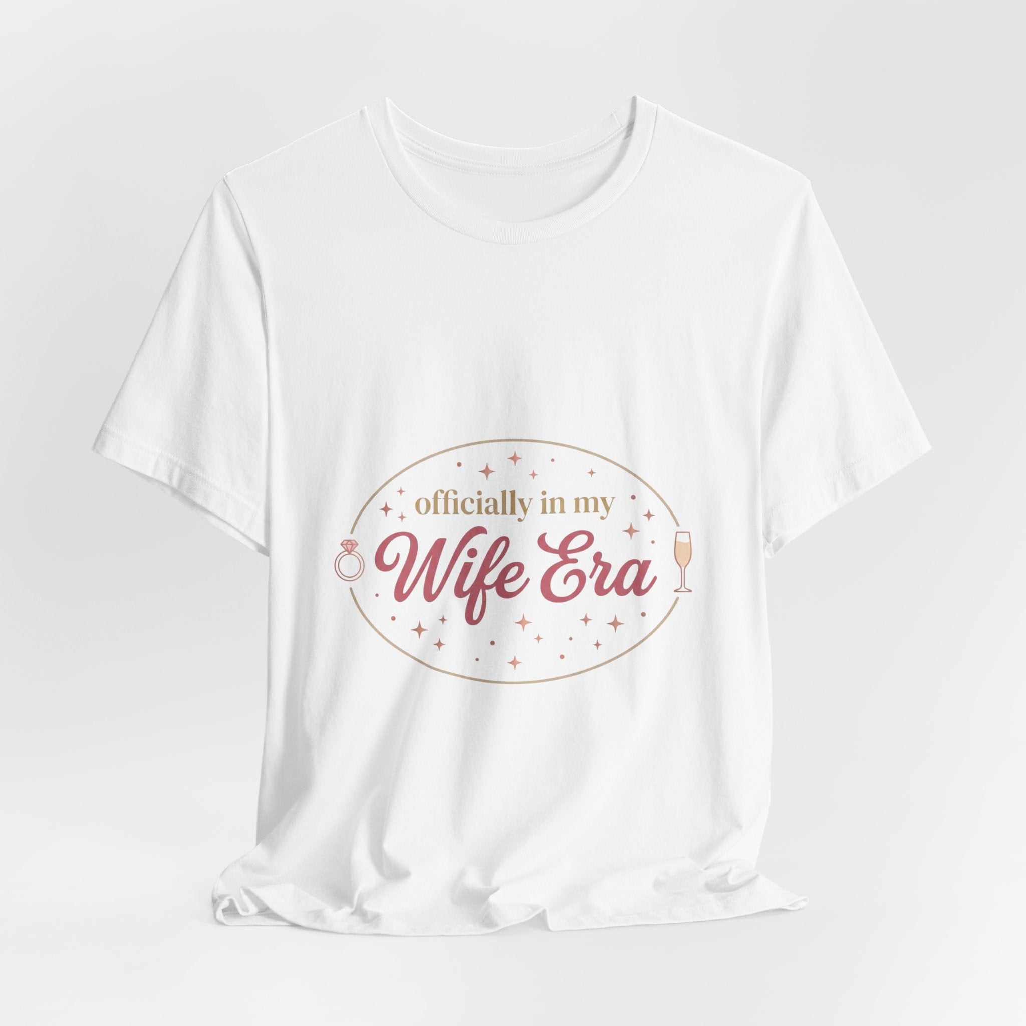 Wife Era Tee | Engaged Bride Era Script, Bridal Party Bachelorette Top