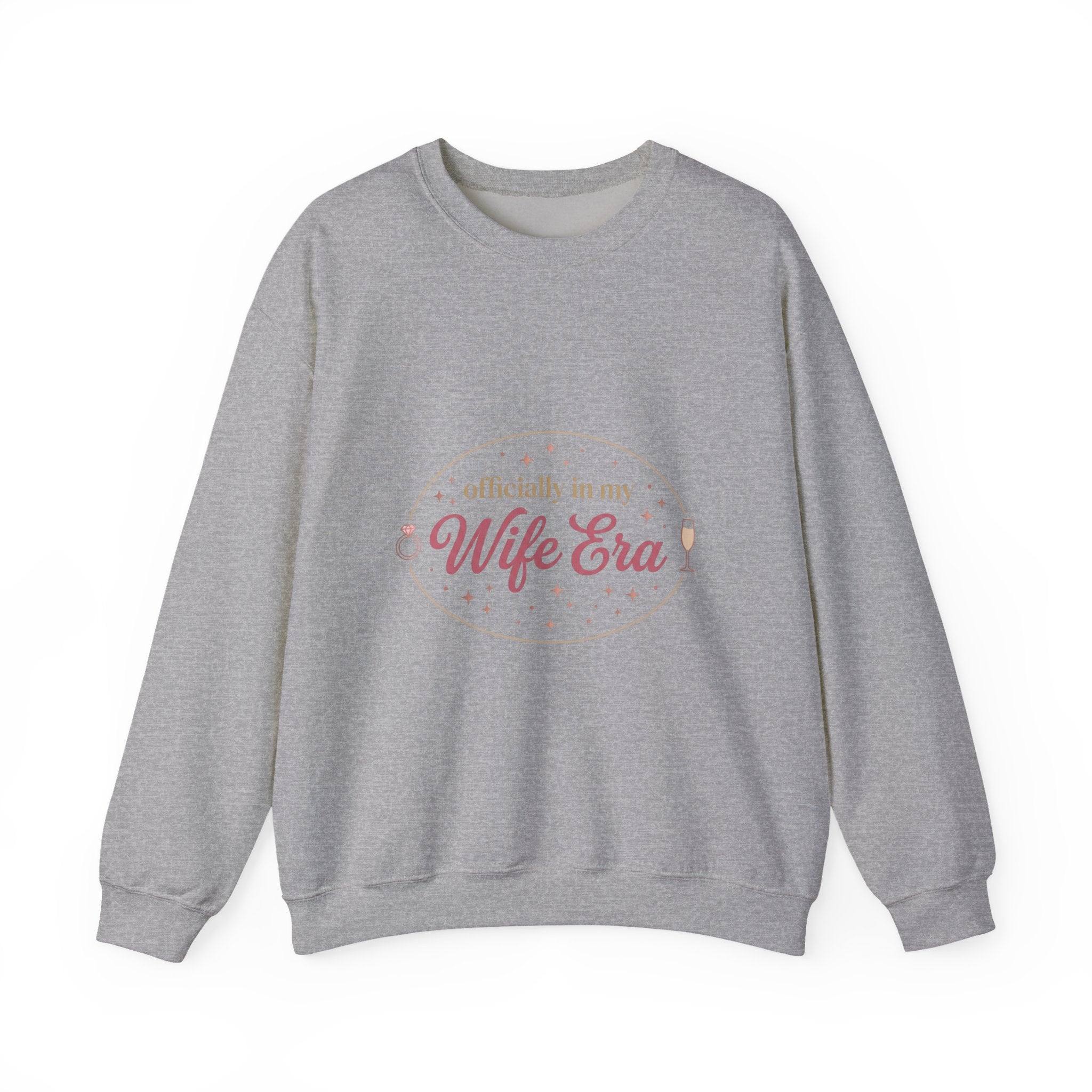 Wife Era Sweatshirt | Engaged Bride Era Script, Bridal Party Sweatshirt