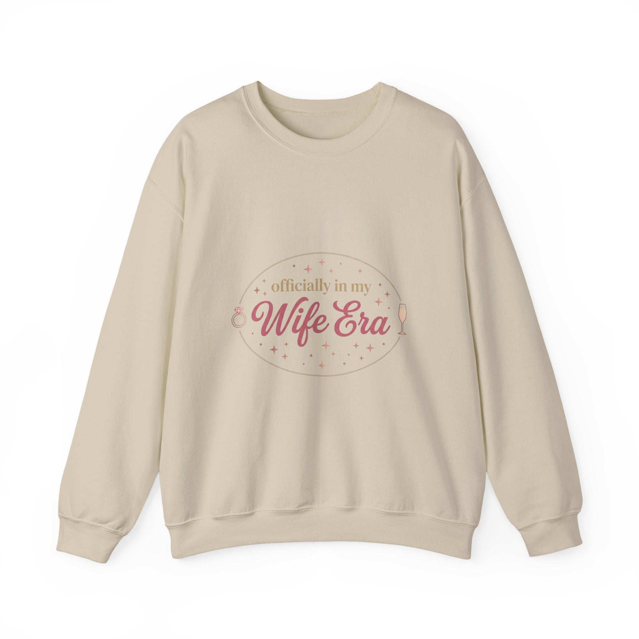 Wife Era Sweatshirt | Engaged Bride Era Script, Bridal Party Sweatshirt
