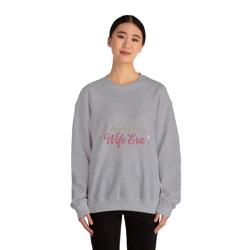 Wife Era Sweatshirt | Engaged Bride Era Script, Bridal Party Sweatshirt