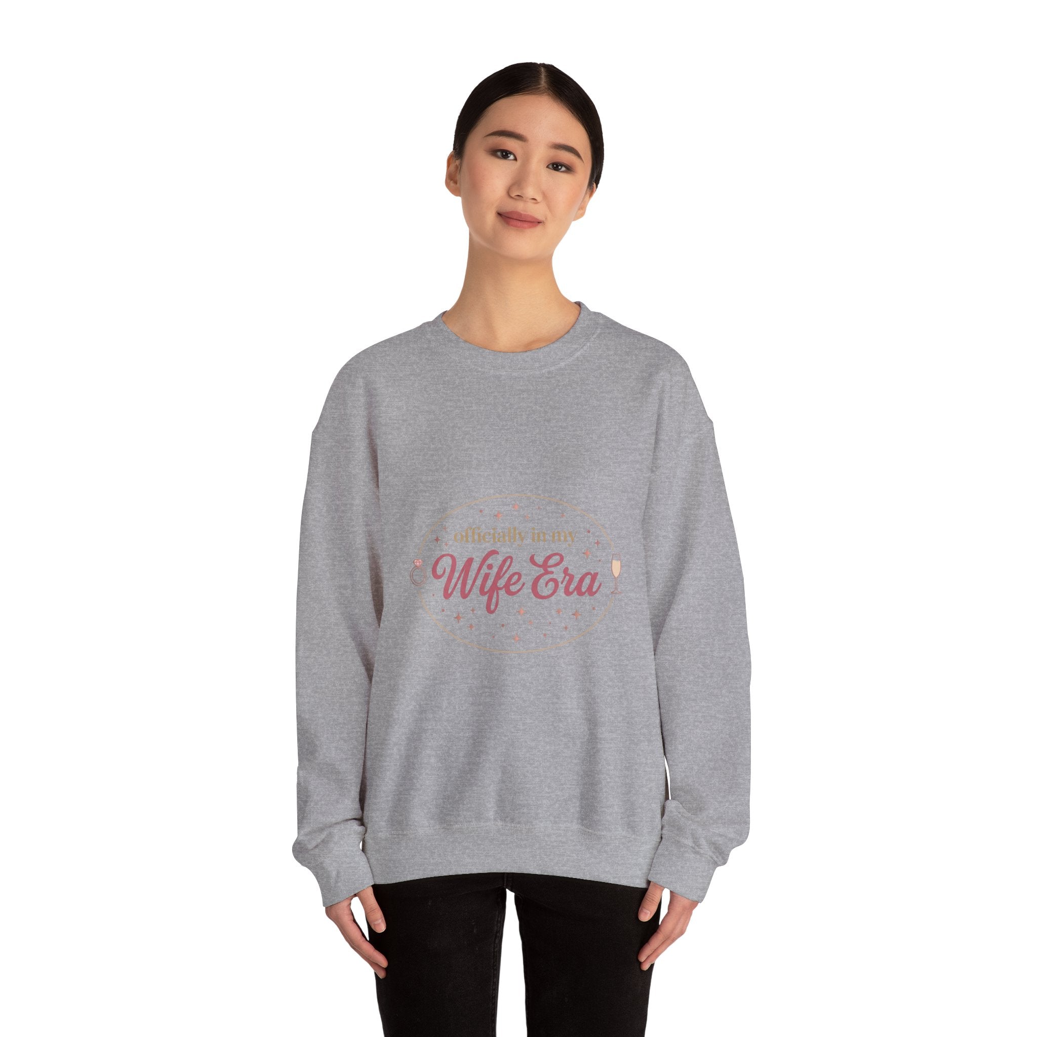 Wife Era Sweatshirt | Engaged Bride Era Script, Bridal Party Sweatshirt