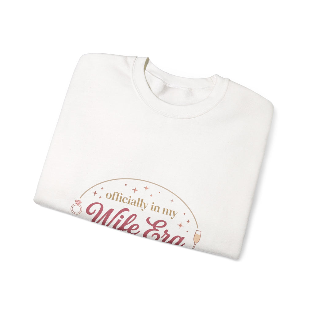 Wife Era Sweatshirt | Engaged Bride Era Script, Bridal Party Sweatshirt