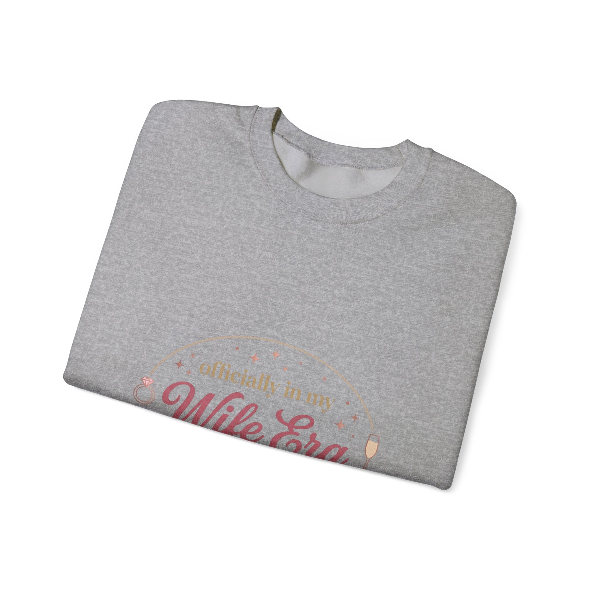 Wife Era Sweatshirt | Engaged Bride Era Script, Bridal Party Sweatshirt