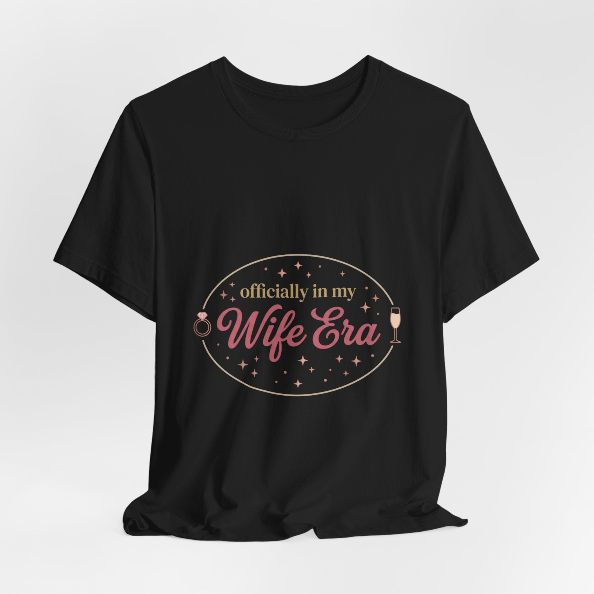 Wife Era Tee | Engaged Bride Era Script, Bridal Party Bachelorette Top